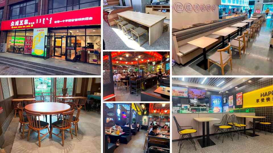 兰州餐饮店选择什么样的桌椅更合适？快餐桌···(图2)