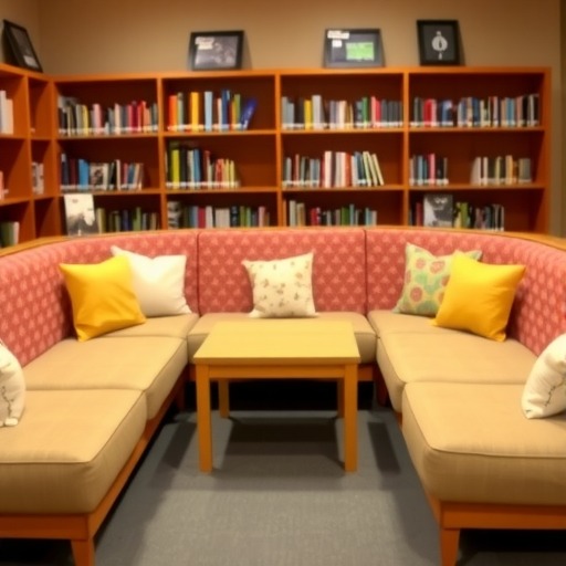 阅读区儿童软包：社区书屋定制方案(图1)