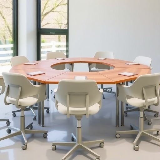 定制教室家具：六边形桌与椅组合方案(图2)