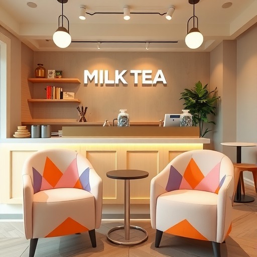 时尚与舒适的完美结合：奶茶店INS风拍照椅与···(图3)