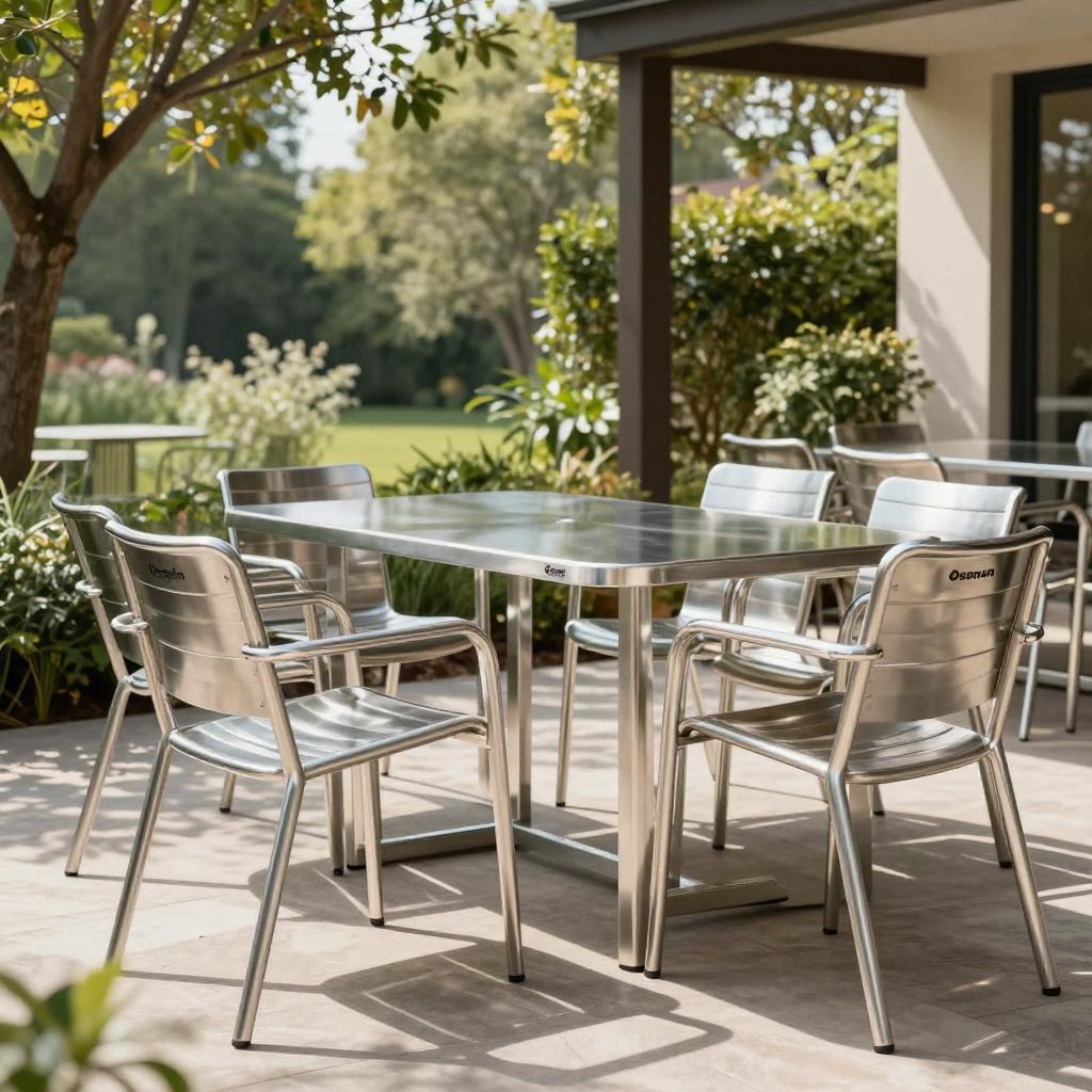 奥斯曼不锈钢户外桌椅与金宇家具，打造品质···(图2)