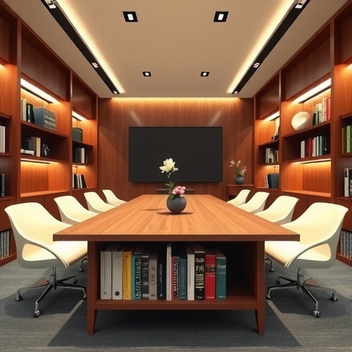 江湾镇街道定制:主题图书馆会议室升降屏会议桌专属设计(图2) 江湾镇街道定制:主题图书馆会议室升降屏会议桌专属设计(图2)