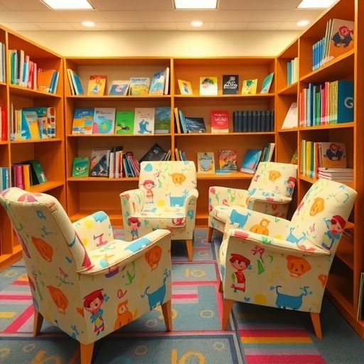 桃浦镇图书馆儿童区：专属卡通软包设计(图2)