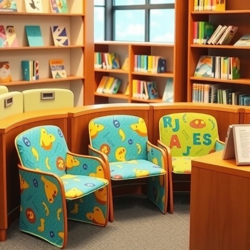 桃浦镇图书馆儿童区：专属卡通软包设计(图1)