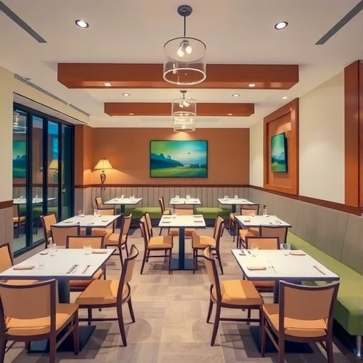 餐饮店桌椅卡座设计与布局指南——金宇家具···(图2)