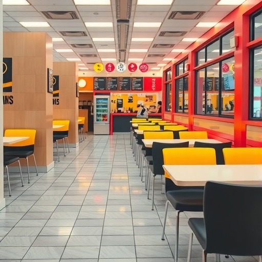 快餐店桌椅与空间利用的平衡之道：金宇家具···(图2)