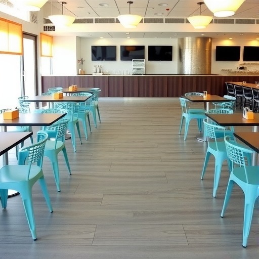 选择金宇餐饮桌椅，打造高效高雅快餐店(图2)