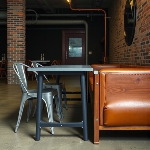 工业风桌椅沙发设计风格，金宇家具餐饮桌椅···(图2)