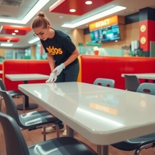 快餐店桌椅清洁与维护小妙招，金宇家具餐饮···(图2)