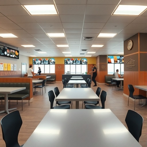 快餐店桌椅材质选择指南：打造舒适与高效的···(图2)