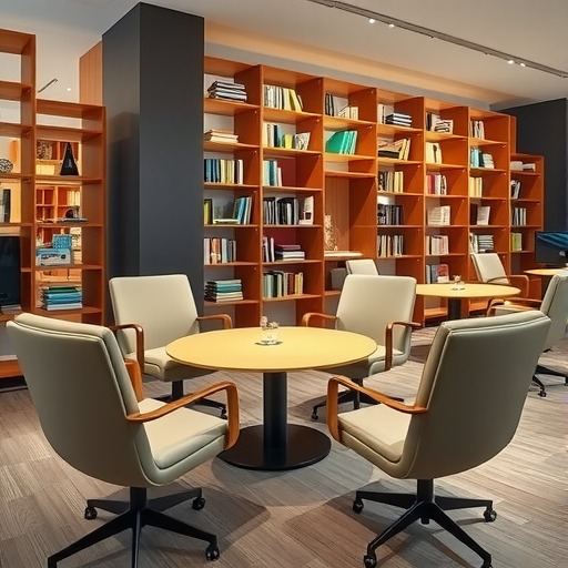 定制阅览室桌椅：杭州下城区工人文化宫专享(图1)