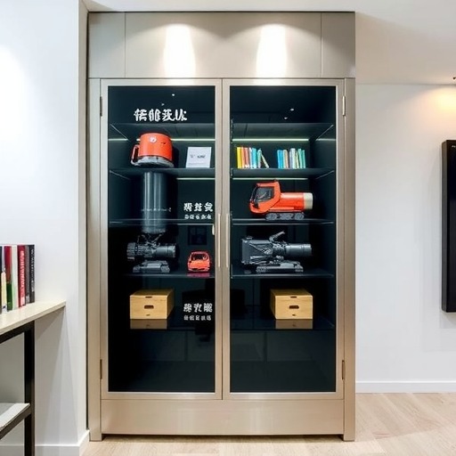 浦江镇电力公司专属：定制阅览室展示柜(图1)