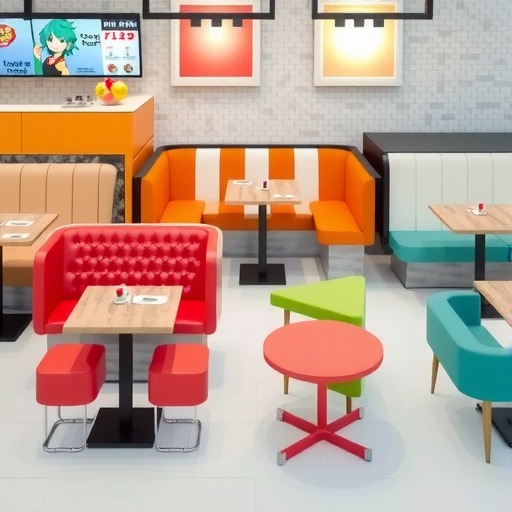 牡丹江餐饮店桌椅选择指南：快餐桌椅、卡座···(图2)