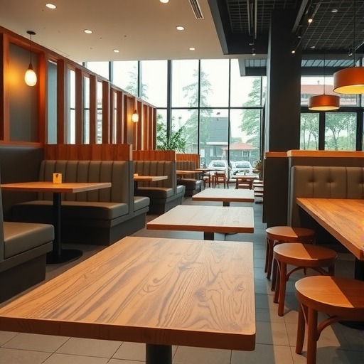 锦州餐饮店用什么餐饮桌椅？快餐桌椅、卡座···(图3)