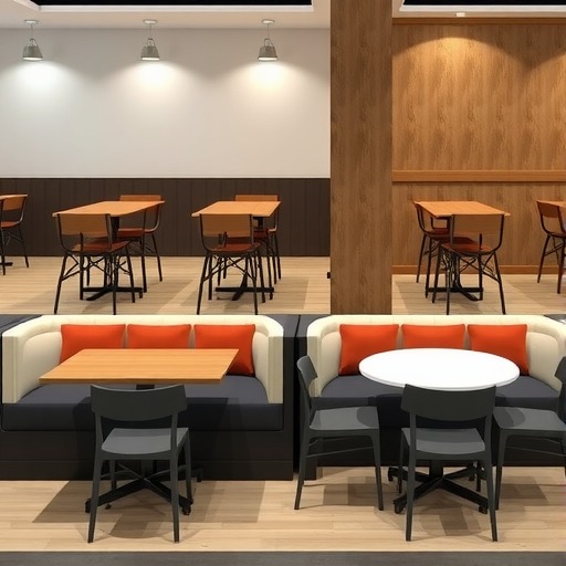 曲靖餐饮店桌椅选择全攻略：快餐桌椅、卡座···(图2)