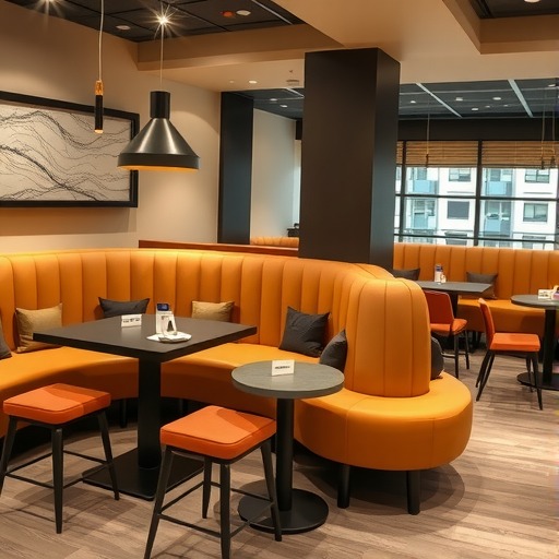 益阳餐饮店桌椅选择指南：快餐桌椅与卡座沙···(图3)