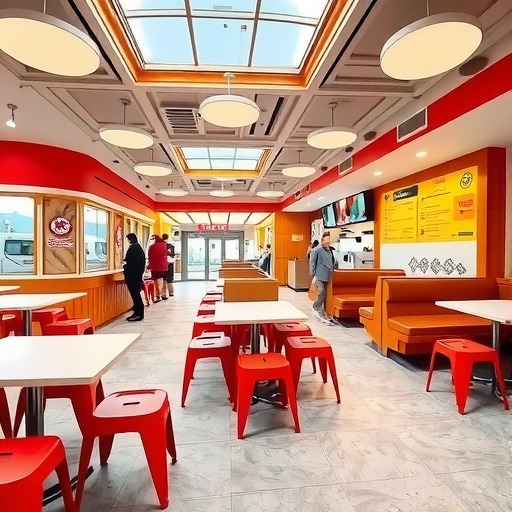 乌鲁木齐的餐饮店用什么餐饮桌椅？快餐桌椅···(图2)