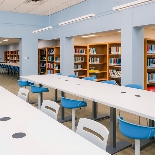 三林镇图书馆家具定制：专科学校专属设计(图1)