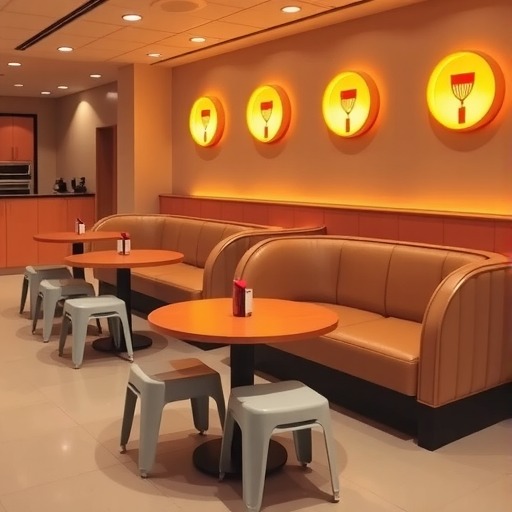 日照餐饮店桌椅选择指南：快餐桌椅与卡座沙···(图2)