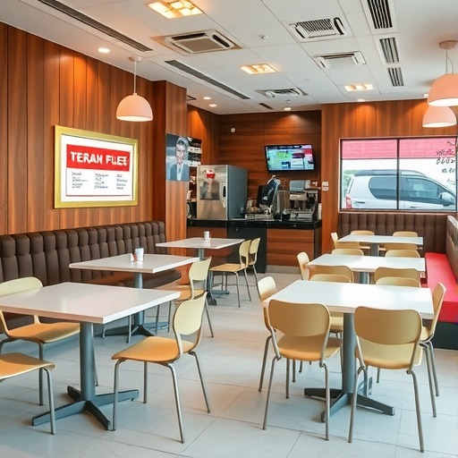 马鞍山餐饮店的桌椅选择：快餐桌椅、卡座沙···(图2)