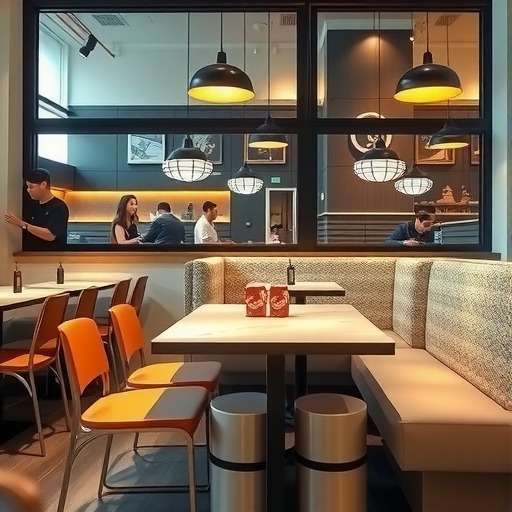 周口餐饮店桌椅选择指南：快餐桌椅与卡座沙···(图2)