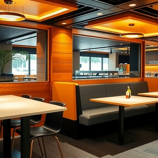 商丘餐饮店桌椅选择指南：快餐桌椅与卡座沙···(图2)