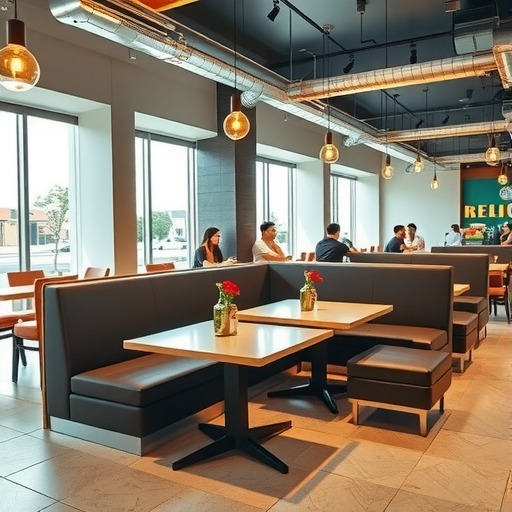 许昌餐饮店桌椅推荐：快餐桌椅与卡座沙发的···(图2)