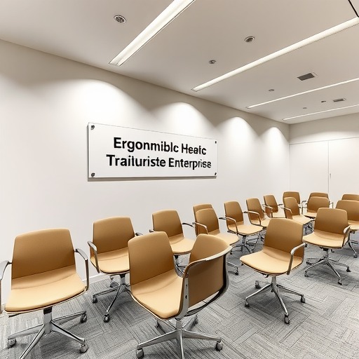 曹杨新村街道企业：公益展馆培训椅定制(图1)