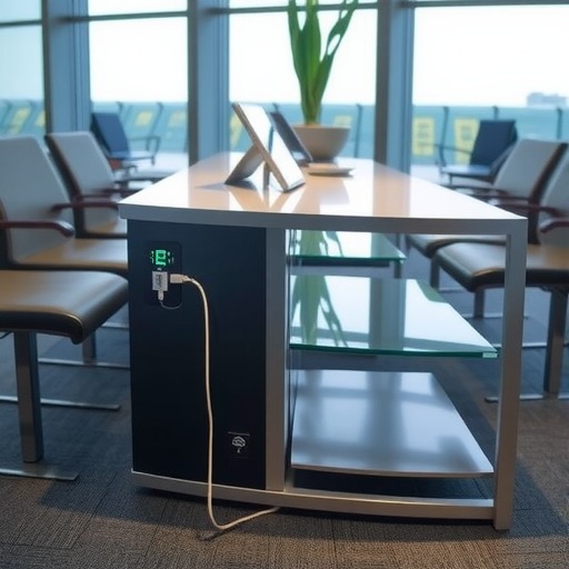 功能与美观并重：虹桥镇机场等候区定制吧台桌(图1)