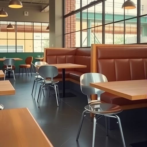 孝感餐饮店用什么餐饮桌椅？快餐桌椅、卡座···(图3)