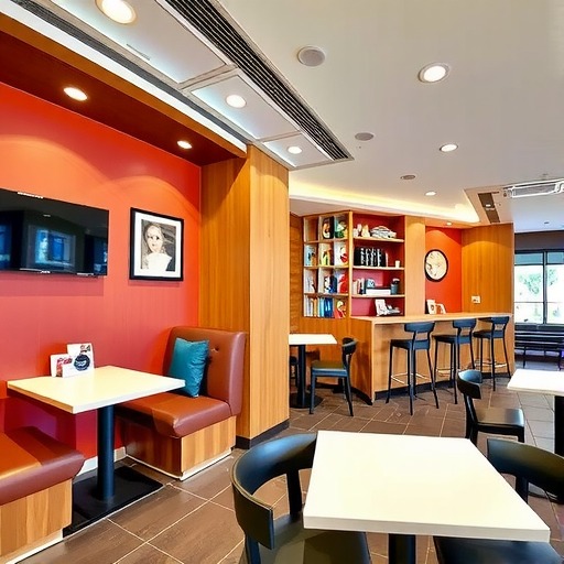 咸阳餐饮店选择怎样的桌椅？快餐桌椅、卡座···(图2)