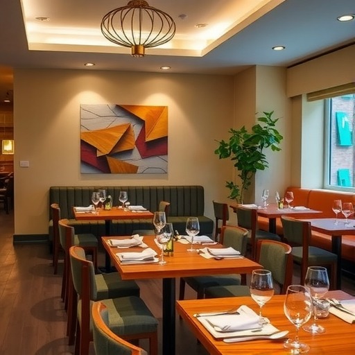 提升用餐体验：餐饮桌椅的选择与摆放建议，···(图1)