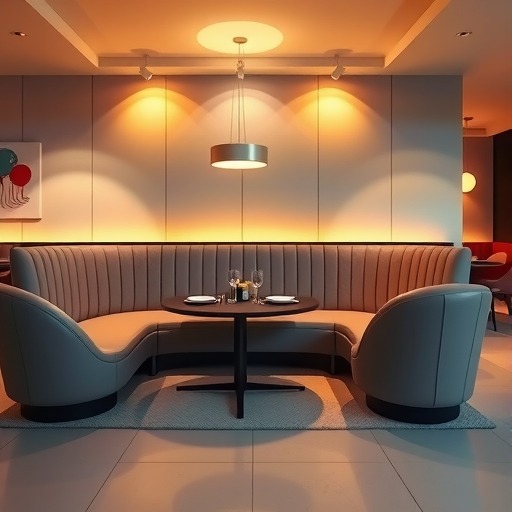 金宇餐饮桌椅卡座沙发设计解析：舒适与美学···(图2)