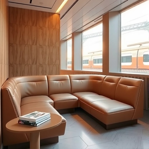 定制高铁站书房休闲区沙发，张家港专属(图1)