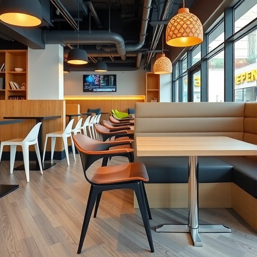 连锁餐饮店桌椅卡座沙发的设计趋势解析，众···(图2)