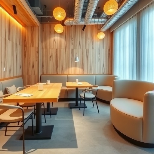 适合咖啡馆的桌椅与卡座沙发搭配方案，金宇···(图3)