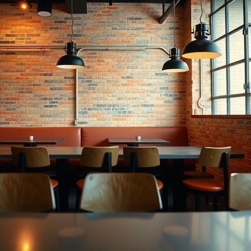 工业风餐饮店中的桌椅与卡座沙发搭配灵感，···(图2)