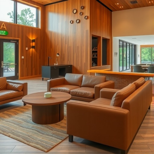 华阳路街道文化礼堂：定制休闲桌椅，打造舒适沙龙区(图1)