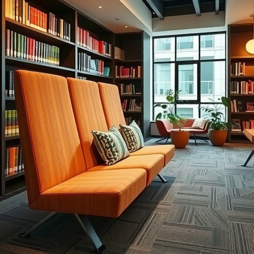 定制服务：南通国企图书馆休闲区卡座(图1)