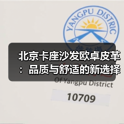 北京卡座沙发欧卓皮革:品质与舒适的新选择(图1) 北京卡座沙发欧卓皮革:品质与舒适的新选择(图1)