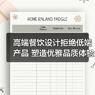 高端餐饮设计拒绝低端产品 塑造优雅品质体 - 新闻资讯