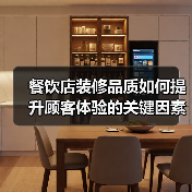 餐饮店装修品质如何提升顾客体验的关键因素(图2) 餐饮店装修品质如何提升顾客体验的关键因素(图2)