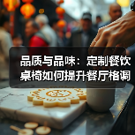品质与品味：定制餐饮桌椅如何提升餐厅格调？（图3）