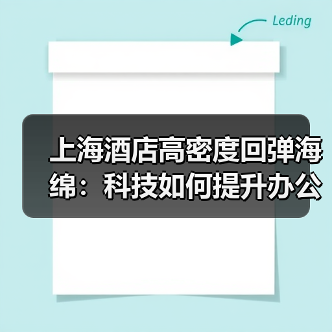 上海酒店高密度回弹海绵：科技如何提升办公舒适度（图3）