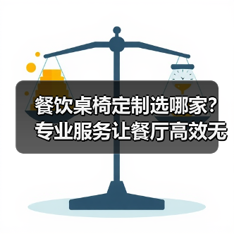 餐饮桌椅定制选哪家？专业服务让餐厅高效无忧（图1）
