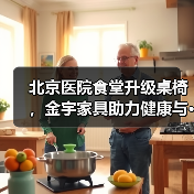 北京医院食堂升级桌椅，金宇家具助力健康与···（图1）