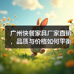 广州快餐家具厂家直销，品质与价格如何平衡？（图4）