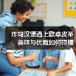 炸鸡汉堡遇上欧卓皮革，美味与优雅如何碰撞出火花？（图3）