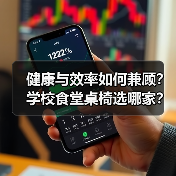 健康与效率如何兼顾？学校食堂桌椅选哪家？（图2）