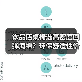 饮品店桌椅选高密度回弹海绵？环保舒适性价比高（图2）
